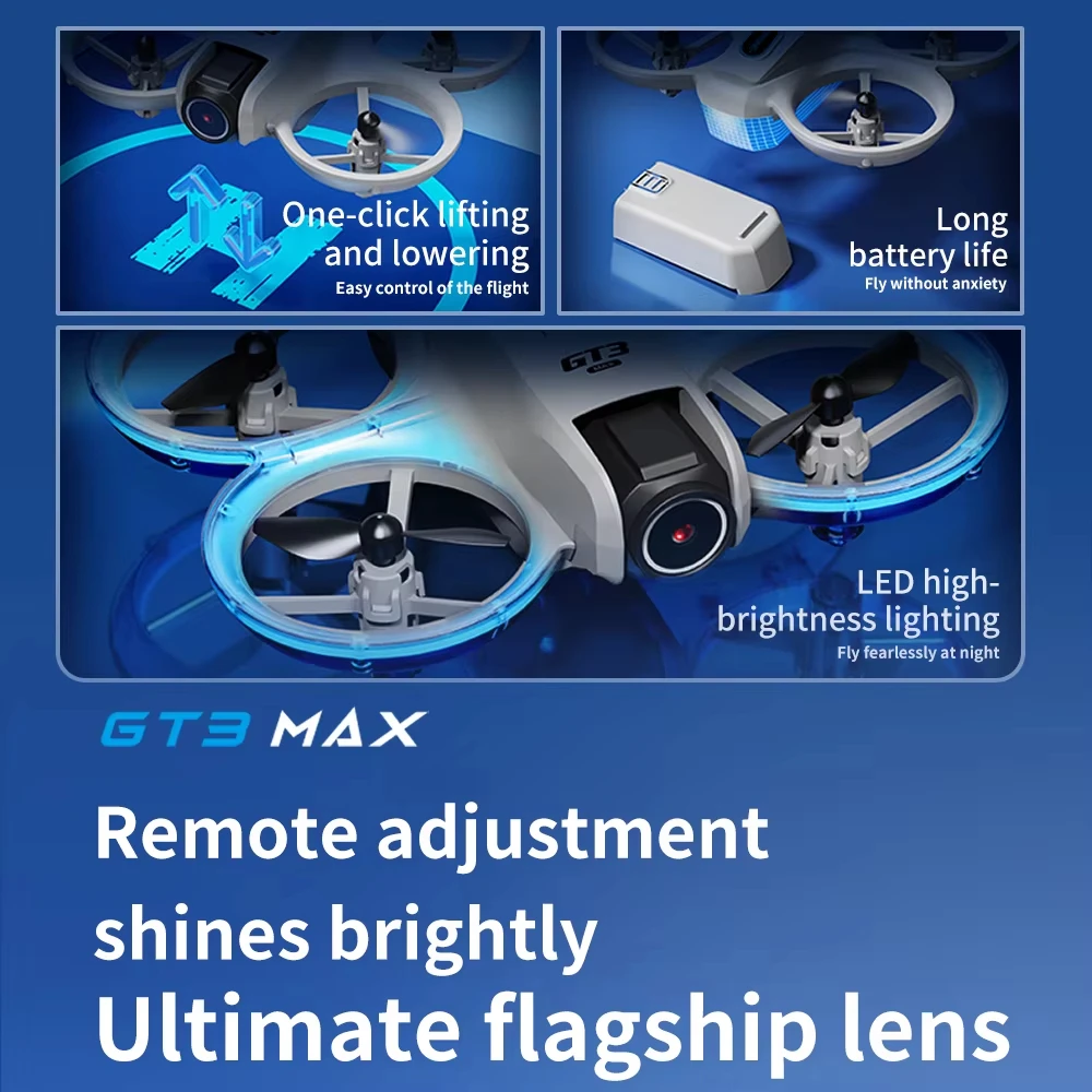 Drone Camera Hd - GT3 Max Optik Akış GPS Drone,