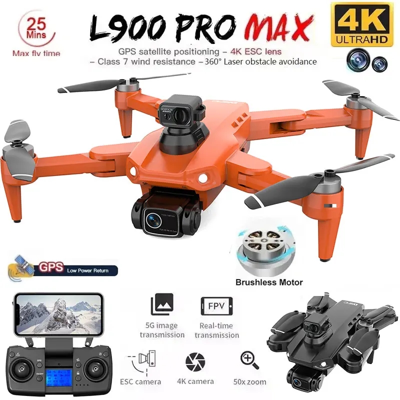 L900 Pro MAX GPS Drone 4K Prof - Drone Camera Hd incelemesi ve fiyatı