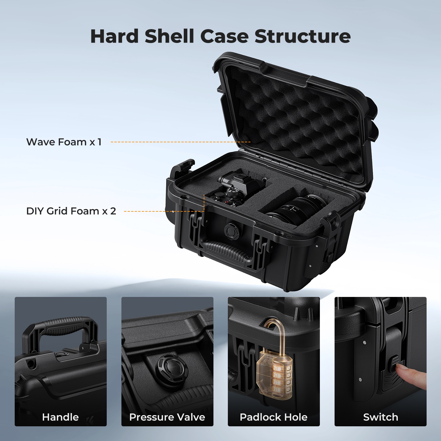 K&F CONCEPT IP67 Su Geçirmez K - Drone Camera Case incelemesi ve fiyatı