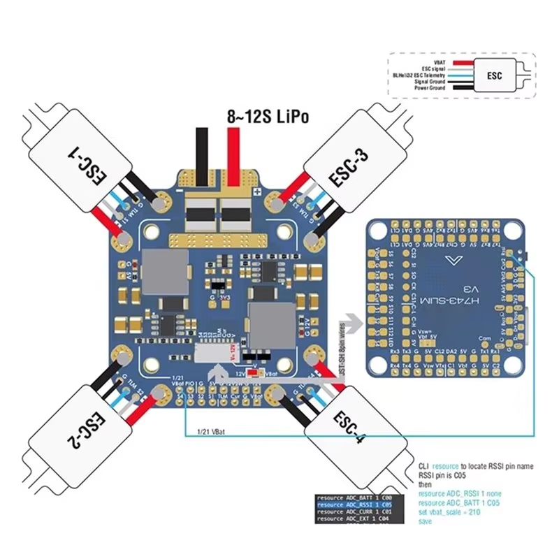 Matek System XCLASS PDB FCHUB- - Drone Camera Thermal incelemesi ve fiyatı